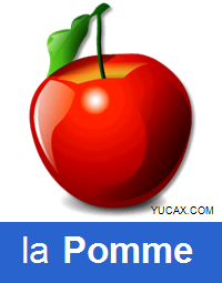 la manzana en francés