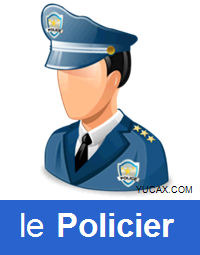 el policia en francés